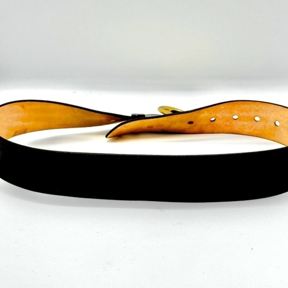 Talbots Leather Belt with Brass Buckle, Style number 6125, Made in the US, Small - Picture 8 of 14